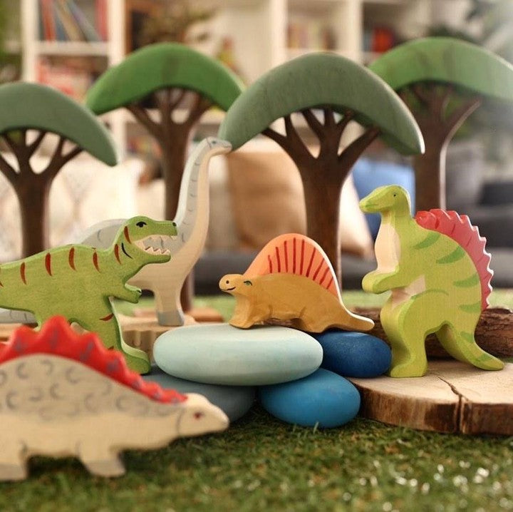 Holztiger Tyrannosaurus Rex-felix & mina