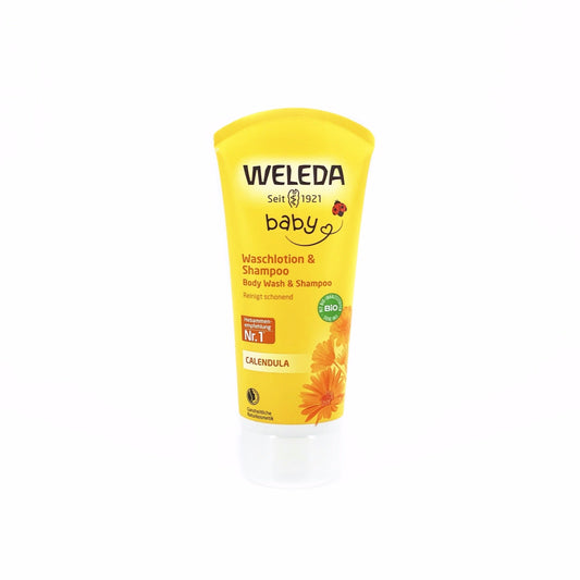 Weleda Calendula Shampoo and Body Wash (200ml)-felix & mina