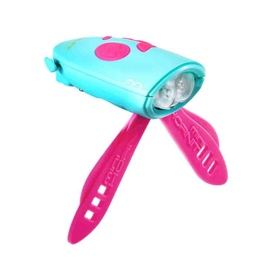 Hornit Bike Horn & Light - Hornit Mini (pink & turquoise) - 25 Sounds!-felix & mina