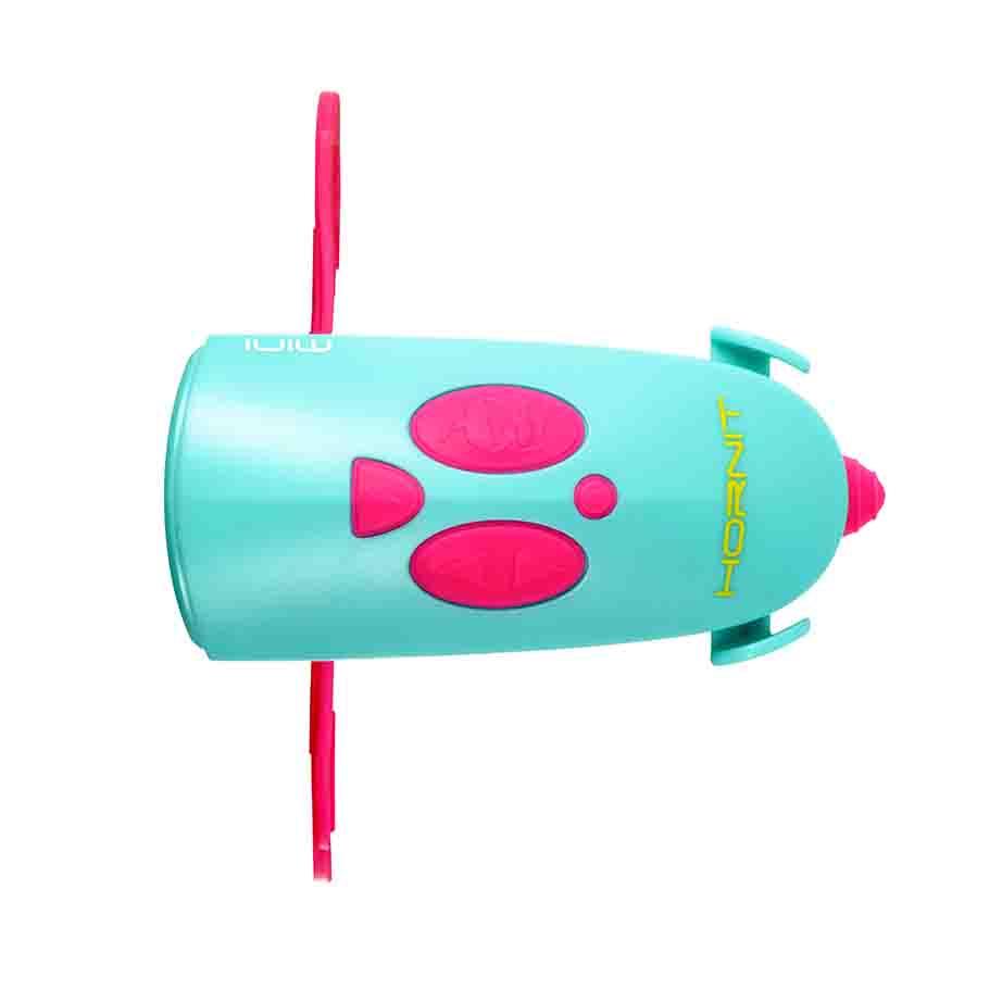 Hornit Bike Horn & Light - Hornit Mini (pink & turquoise) - 25 Sounds!-felix & mina