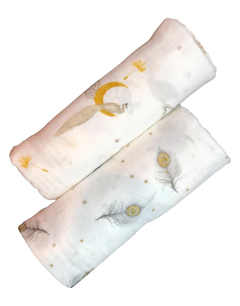 Malabar Baby Organic Swaddle Set - Sweet Dreams-felix & mina