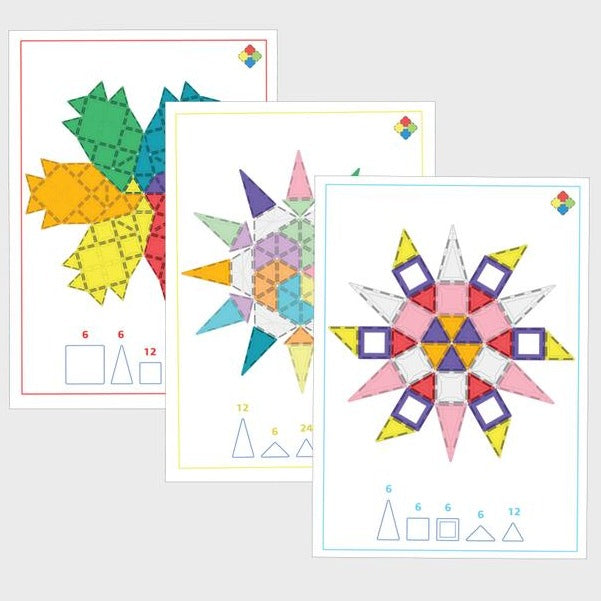 Magblox®  12 Cards Mandala Art