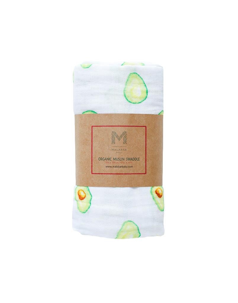 Malabar Baby Organic Swaddle - Avocado-felix & mina