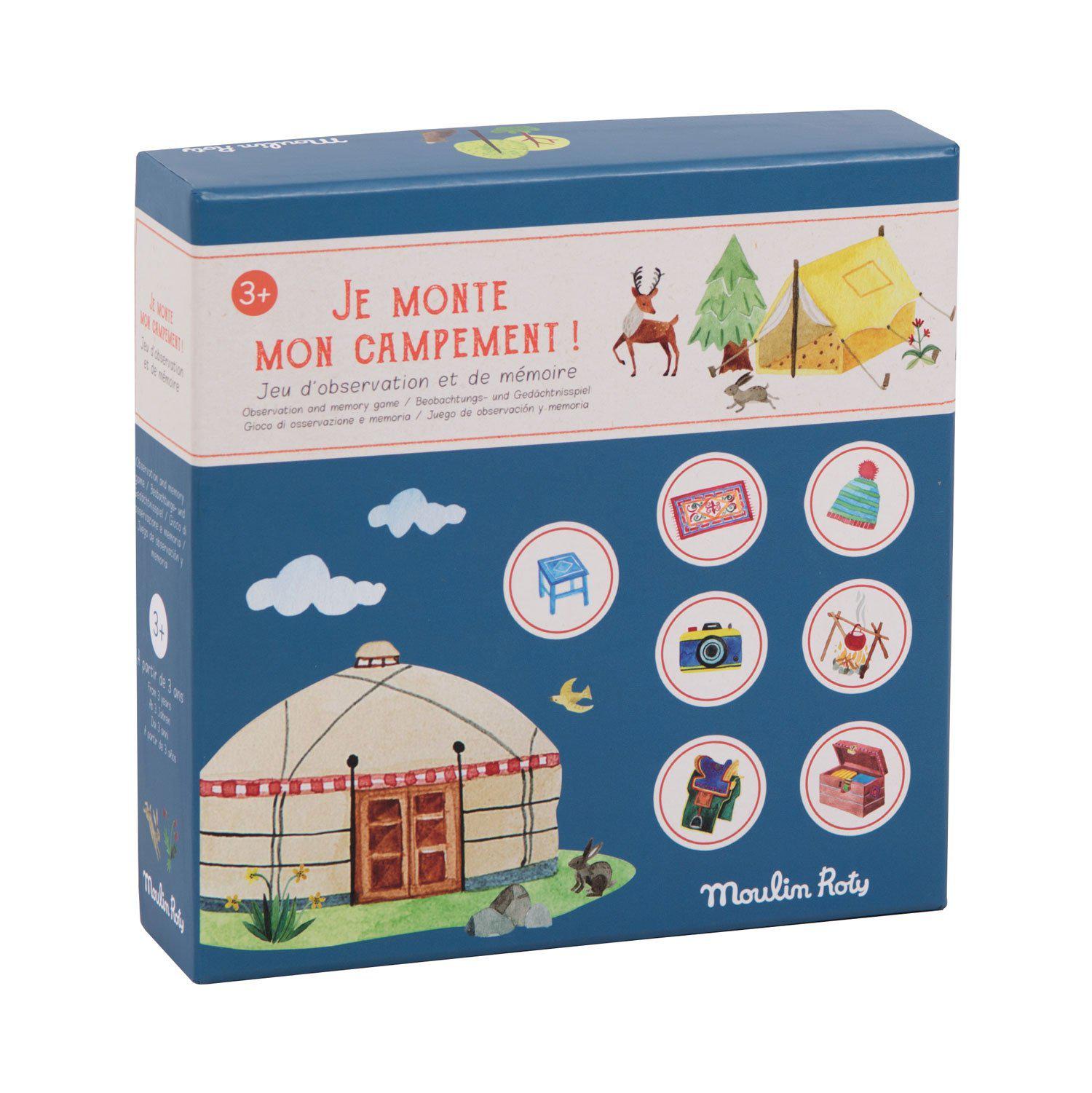 Moulin Roty "Set up your Camp" Memory Game