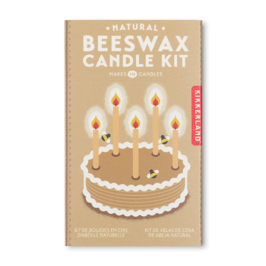 Kikkerland Natural Beeswax Candle Kit-felix & mina