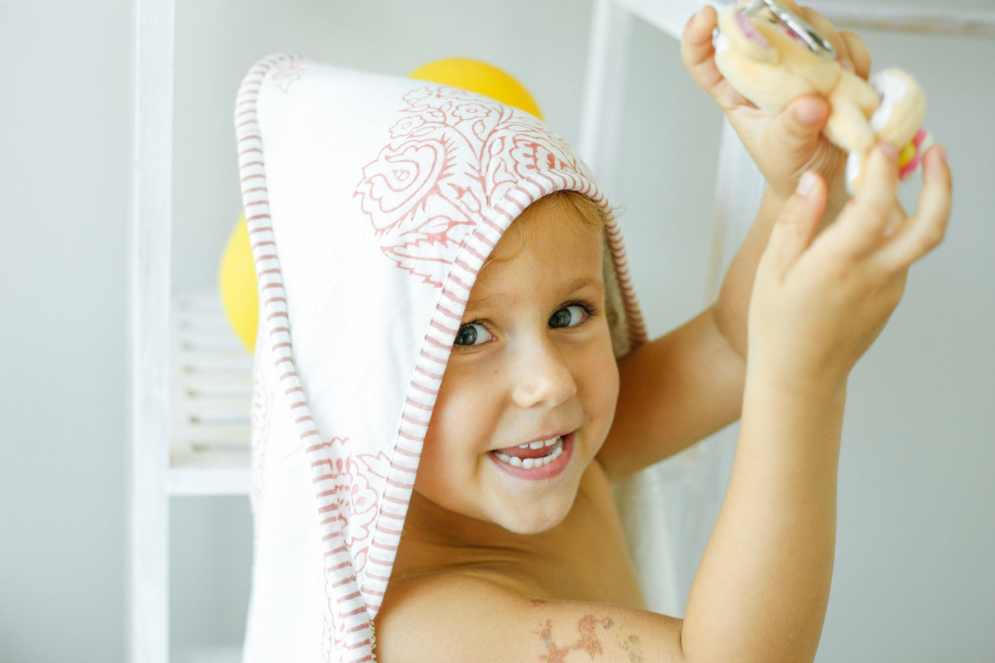 Malabar Baby Towel - Pink City-felix & mina