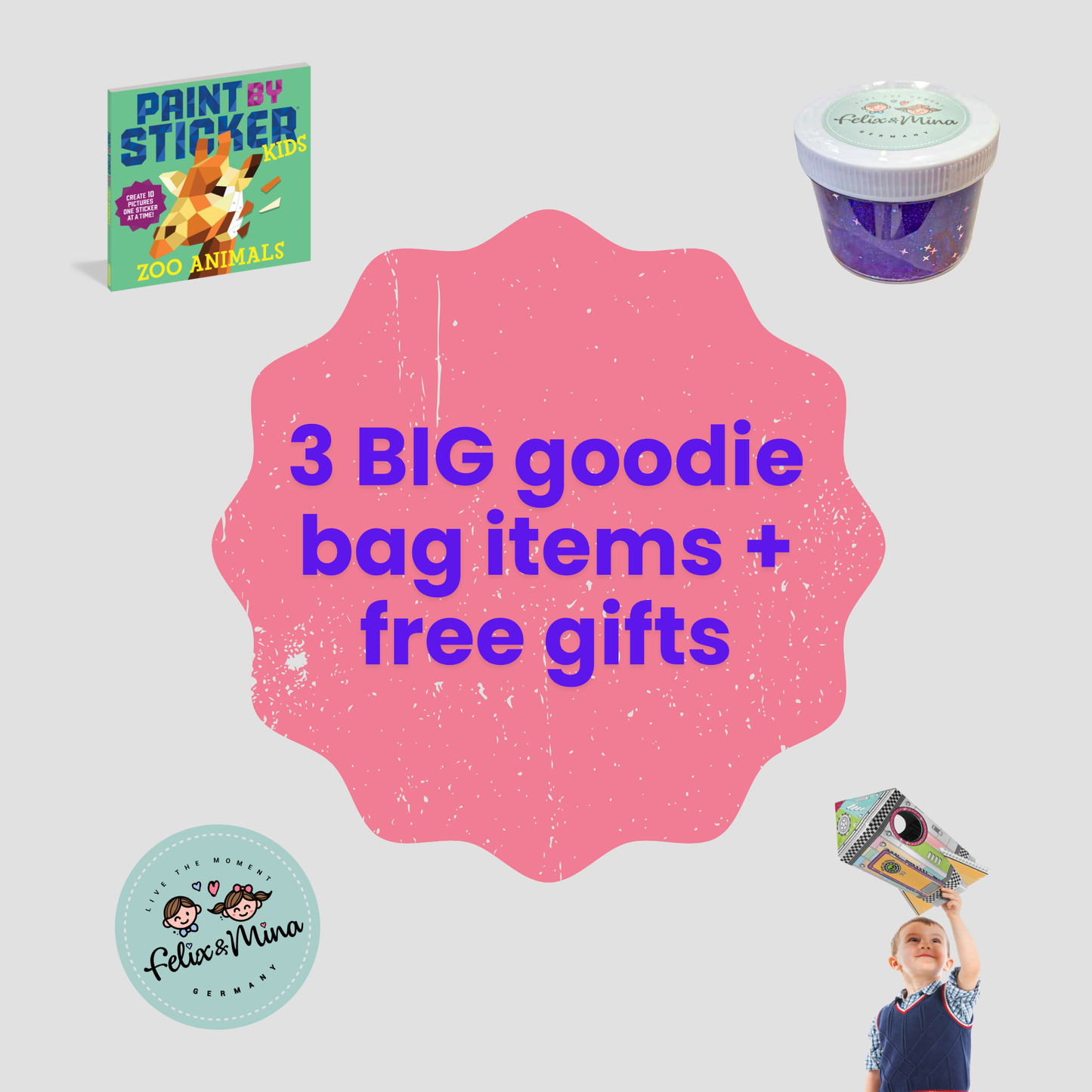 Goodie Bag - Diamond Tier (Select 3 items - 10 bags minimum order)-felix & mina