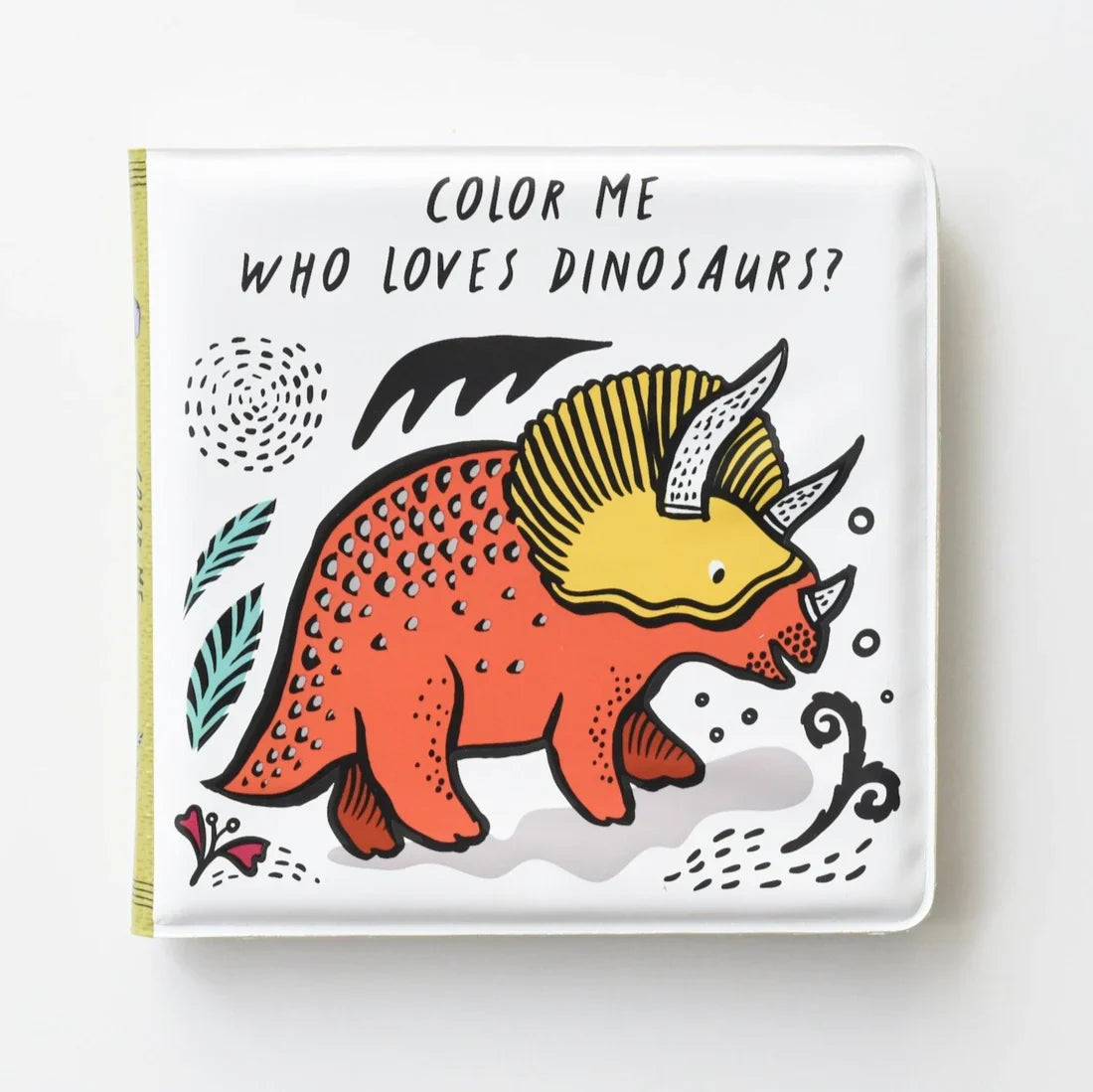 Wee Gallery Bath Book "Who Loves Dinosaurs?"