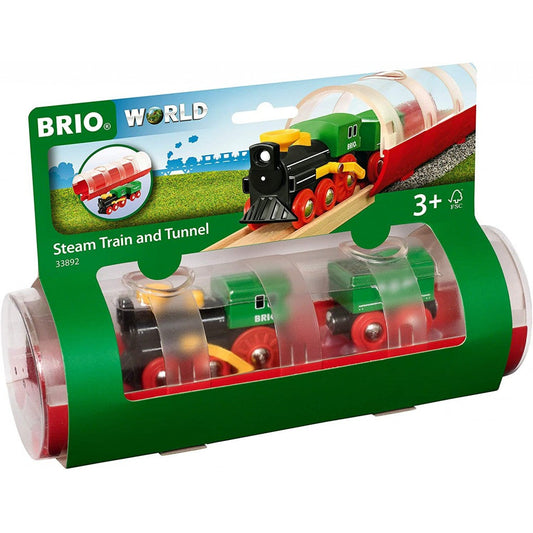 Brio Steam Train And Tunnel-felix & mina