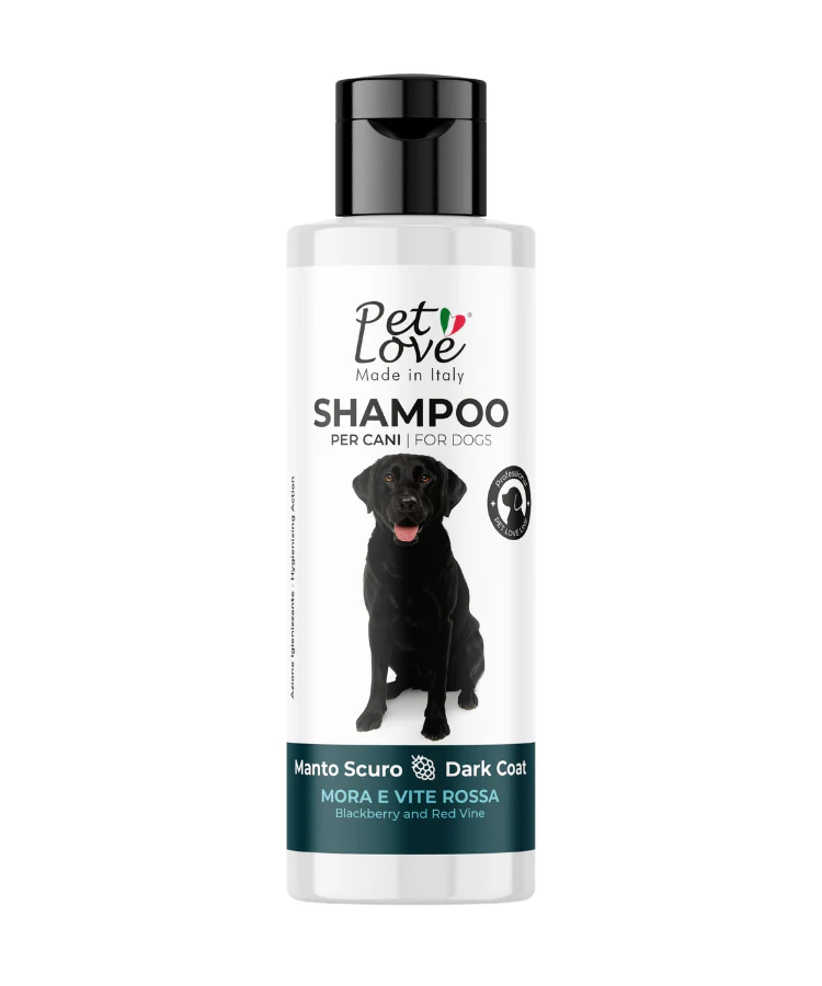 Pet Love - Dark Coat Dog Shampoo 250ml (Made in Italy)-felix & mina