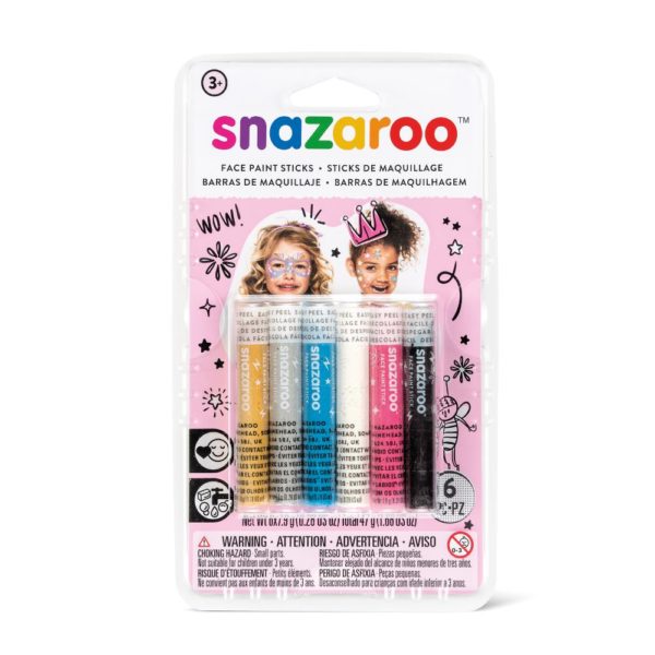 Snazaroo Fantasy Face Paint Sticks (Set of 6)