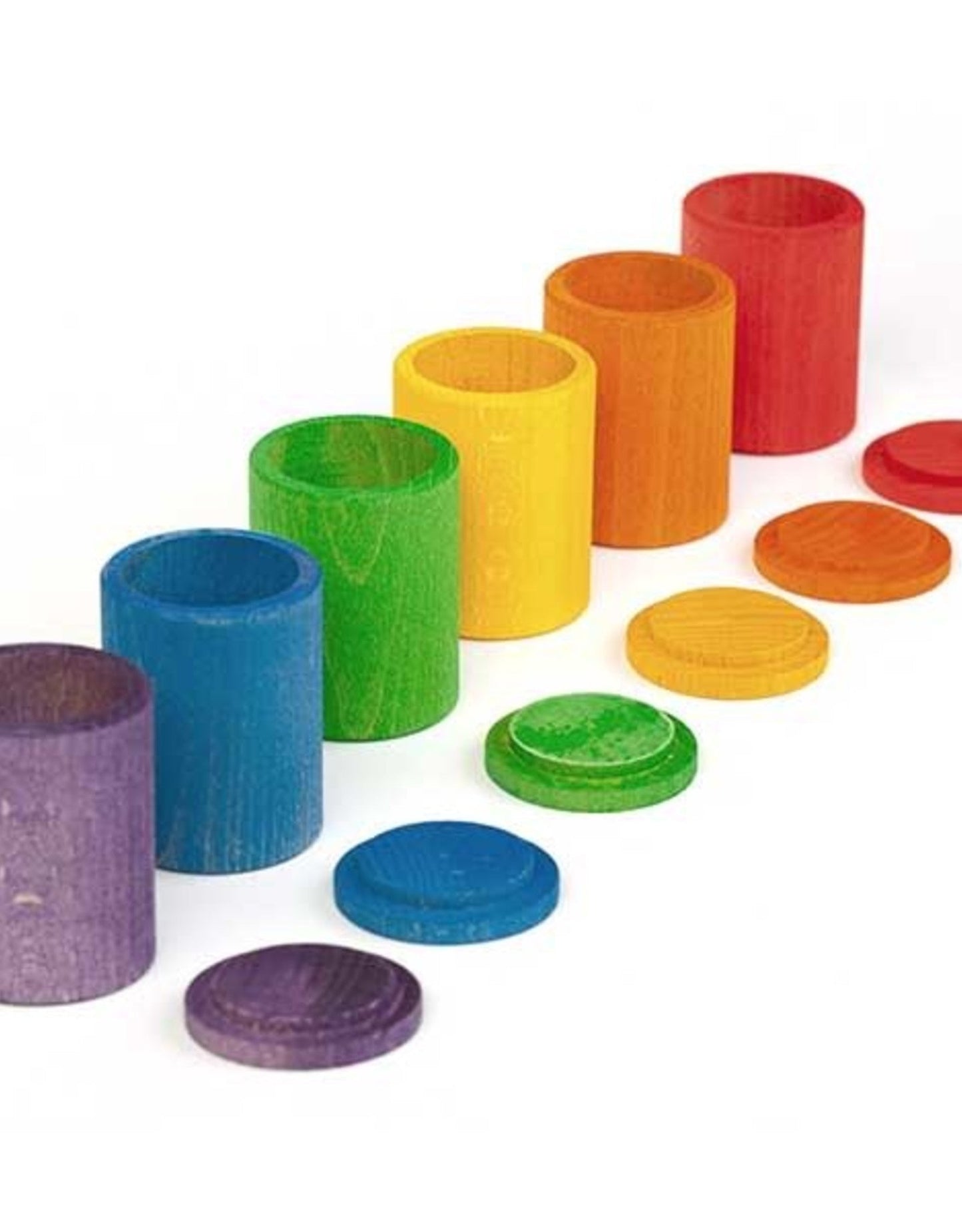 Grapat Six Colored Cups with Cover-felix & mina