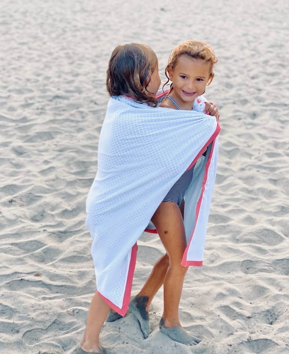 Malabar Baby Receiving Blanket - Seminyak Pink Cotton Dohar-felix & mina