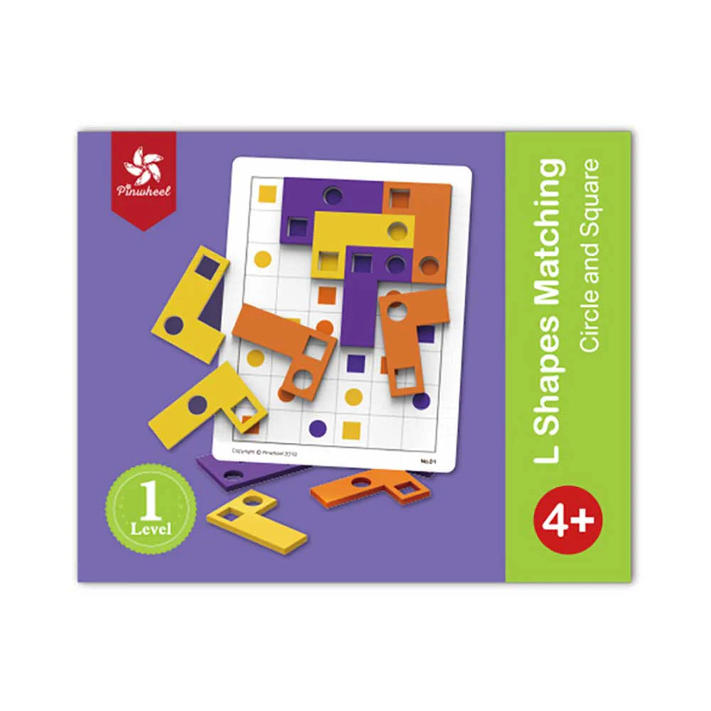 Pinwheel L Shapes Matching Game - Level 1-felix & mina