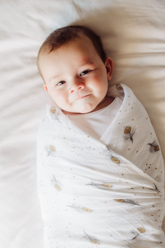 Malabar Baby Organic Swaddle Set - Sweet Dreams