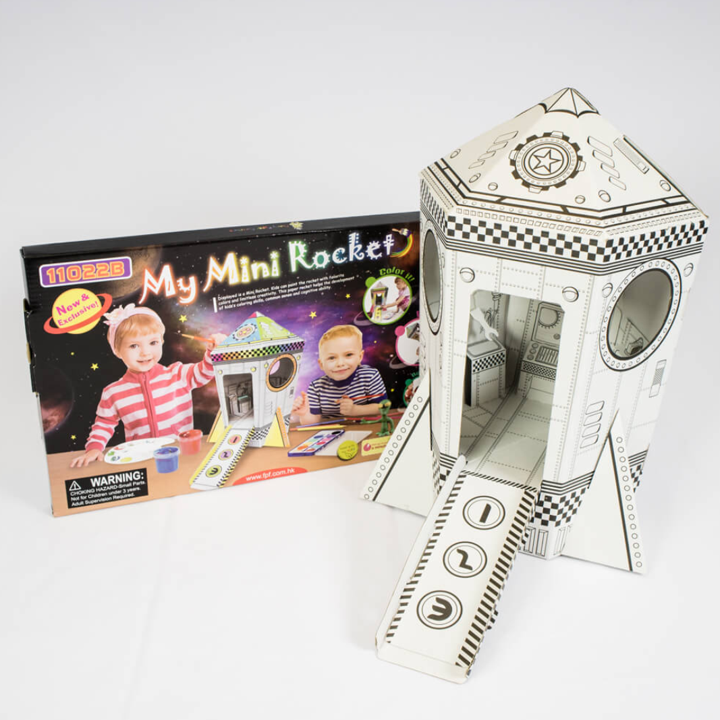 Goodie Bag: Funny Paper Furniture - Cardboard Mini Rocket-felix & mina