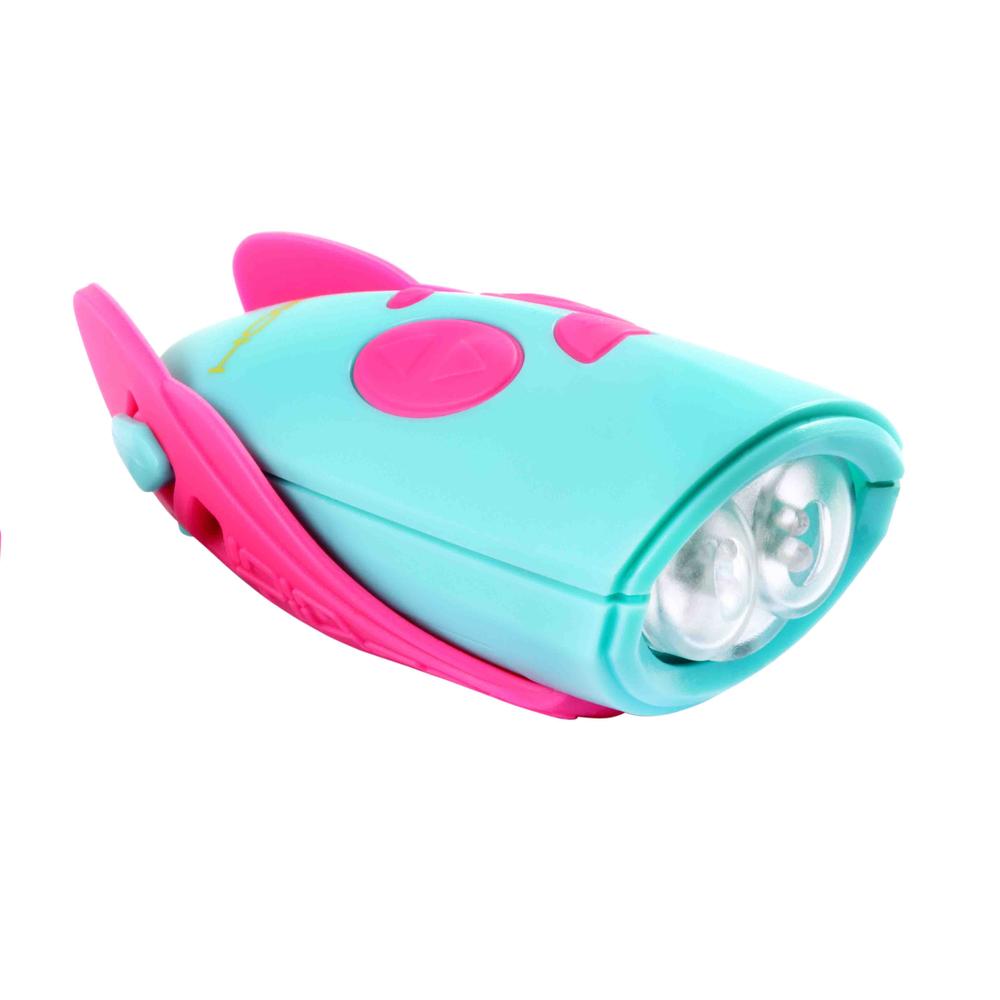 Hornit Bike Horn & Light - Hornit Mini (pink & turquoise) - 25 Sounds!-felix & mina