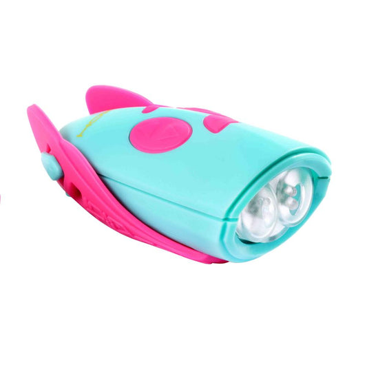 Hornit Bike Horn & Light - Hornit Mini (pink & turquoise) - 25 Sounds!