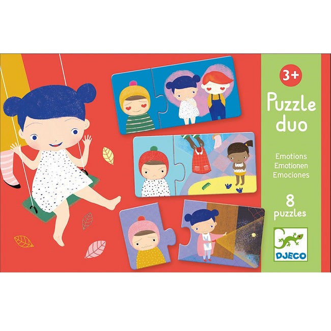 Djeco Emotions Puzzle Duo-felix & mina