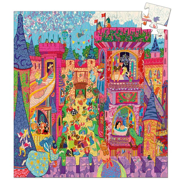 Djeco Silhouette Puzzle - Fairy Castle-felix & mina