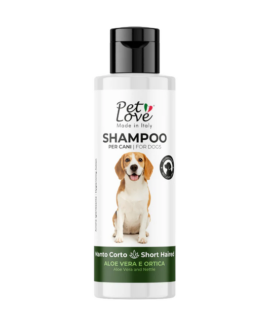 Pet Love - Short Coat Dog Shampoo 250ml (Made in Italy)