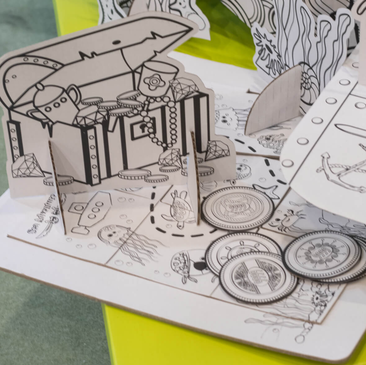 Funny Paper Furniture - Cardboard Submarine