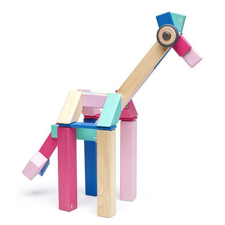 Tegu 42-Piece Set Magnetic Wooden Blocks - Blossom-felix & mina