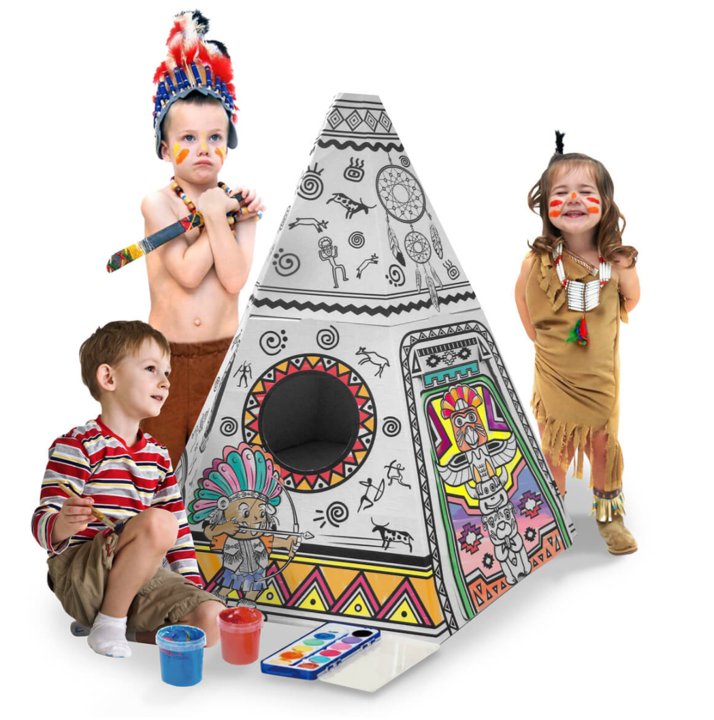 Funny Paper Furniture - Cardboard Tepee-felix & mina