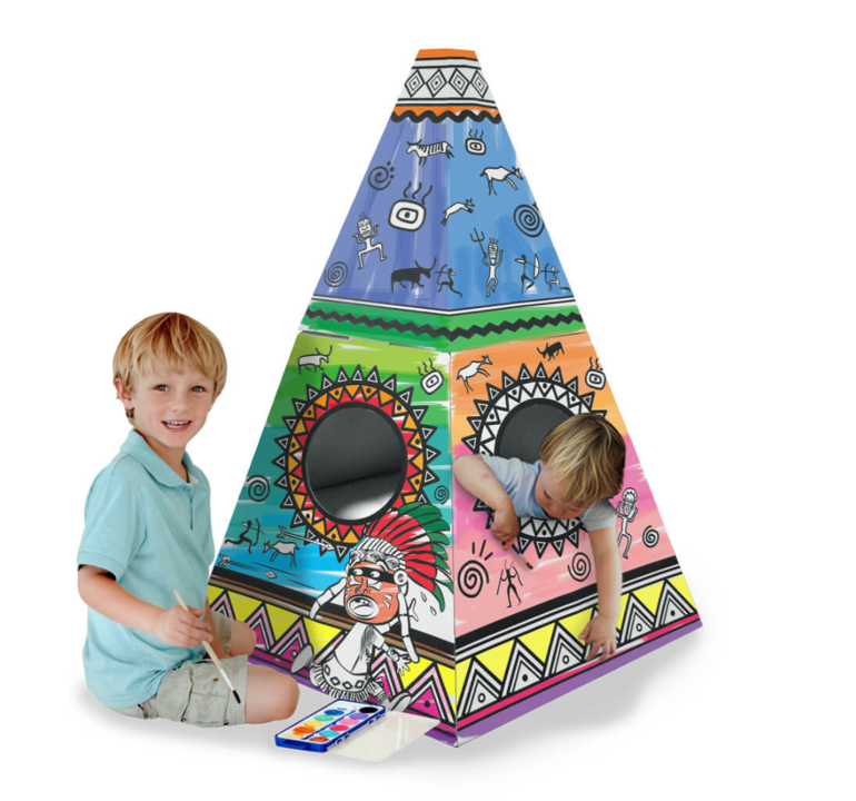 Funny Paper Furniture - Cardboard Tepee-felix & mina