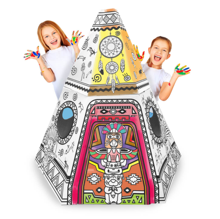 Funny Paper Furniture - Cardboard Tepee-felix & mina