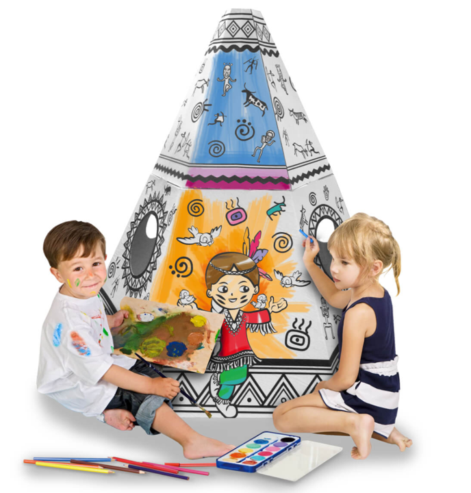 Funny Paper Furniture - Cardboard Tepee