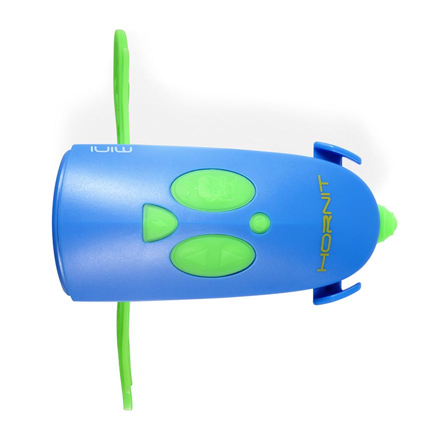 Hornit Bike Horn & Light - Hornit Mini (green & blue) - 25 Sounds!-felix & mina