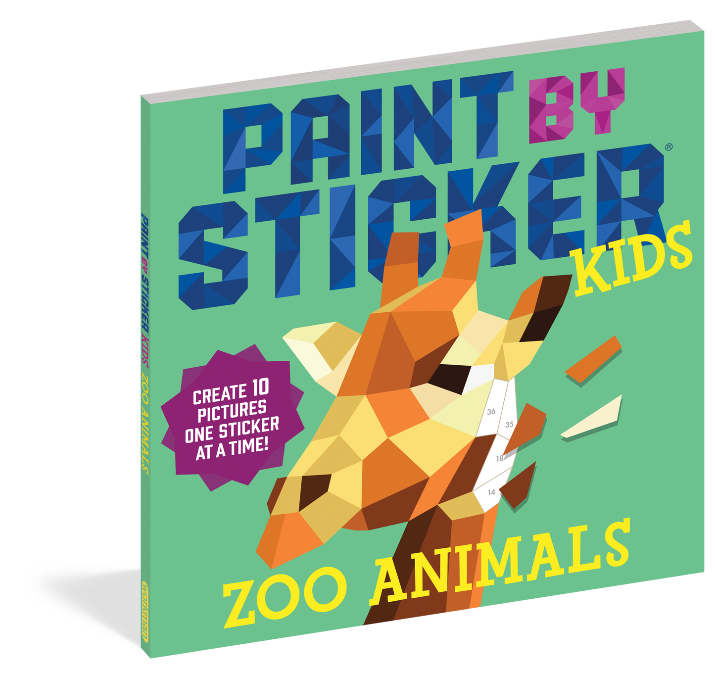 Workman Publishing - Paint by Sticker Kids : Zoo Animals-felix & mina