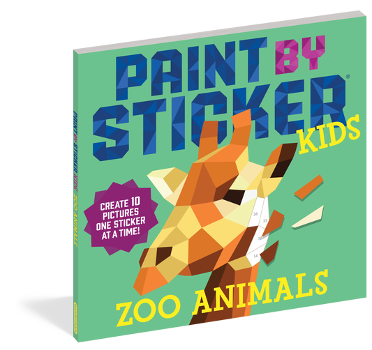 Workman Publishing - Paint by Sticker Kids : Zoo Animals-felix & mina